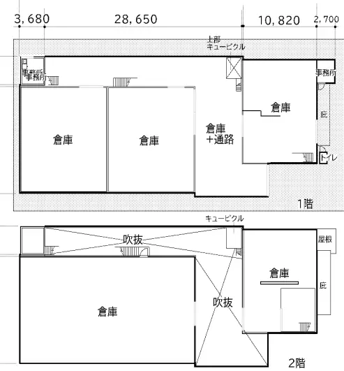埼玉県さいたま市岩槻区釣上の倉庫
