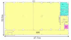 埼玉県新座市畑中の倉庫